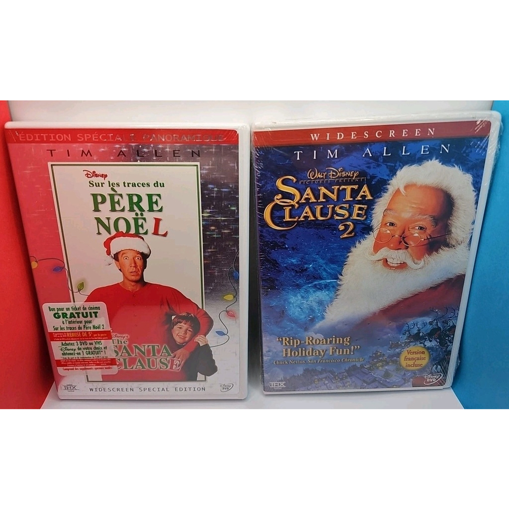 The Santa Clause & The Santa Clause 2 DVD's New Sealed Region 1 NTSC